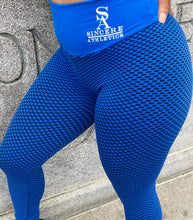 Load image into Gallery viewer, Royal Blue Entanglement leggings
