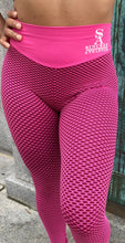 Load image into Gallery viewer, Women’s Electric Pink Entanglement leggings
