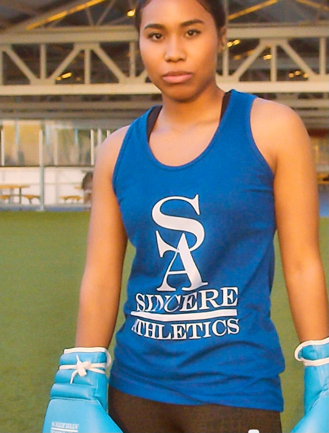 Royal Blue Cotton Unisex Sincere Athletics Tank Top